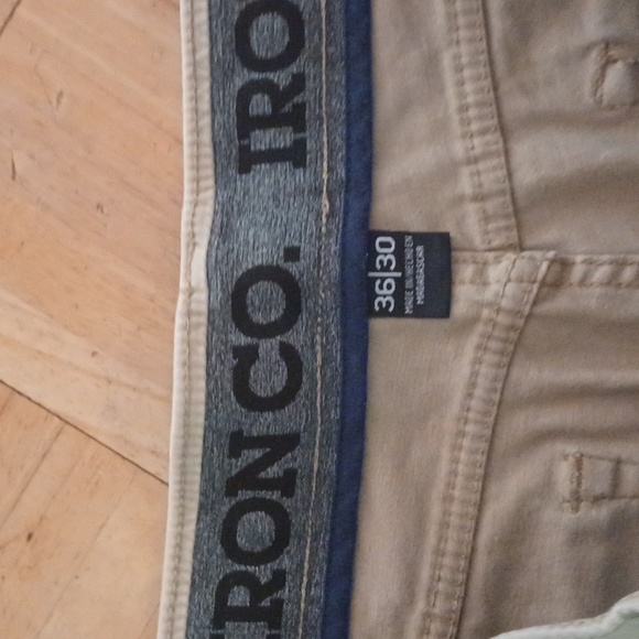 Iron Co. Jeans 36x30 tan color - Picture 2 of 4